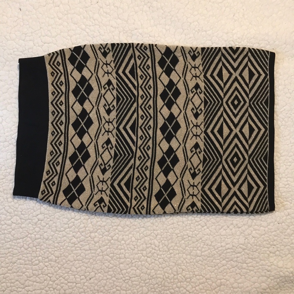 Tribal Boho Stretchy Skirt - Picture 3 of 5